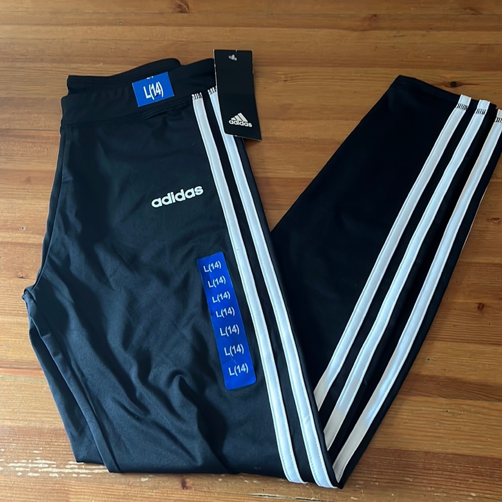 NWT Adidas Unisex size 14 leggings
